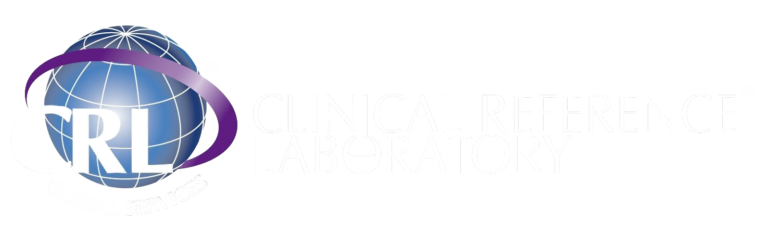 Clinical Reference Laboratory logo in white