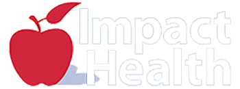 Impact Health logo in white